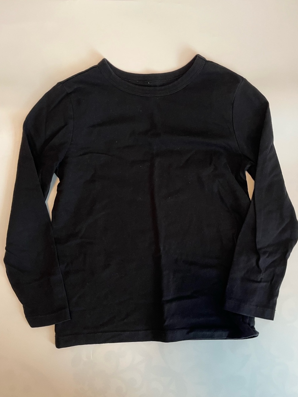Wonder Nation Black Long Sleeve Shirt. Boy Size S (6-7)